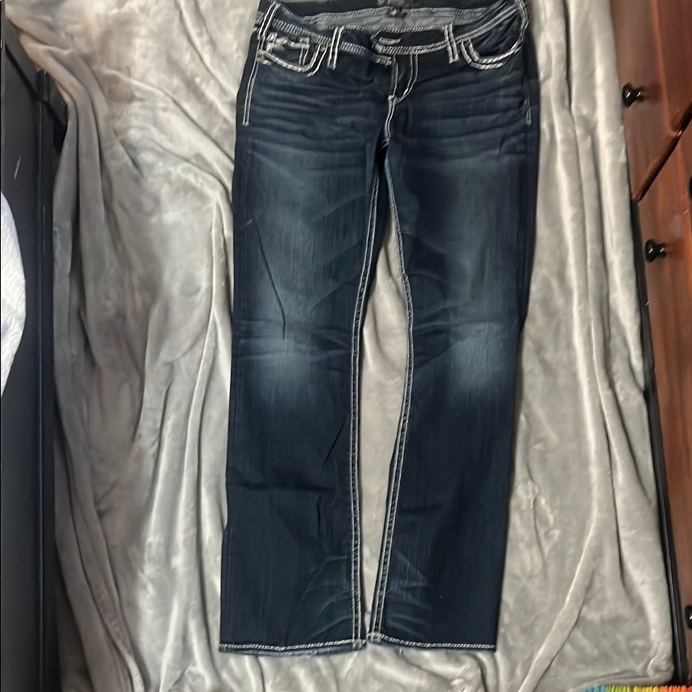 Women's Dark Blue Jeans